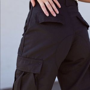Brandy Melville Black Piper Cargo Pants